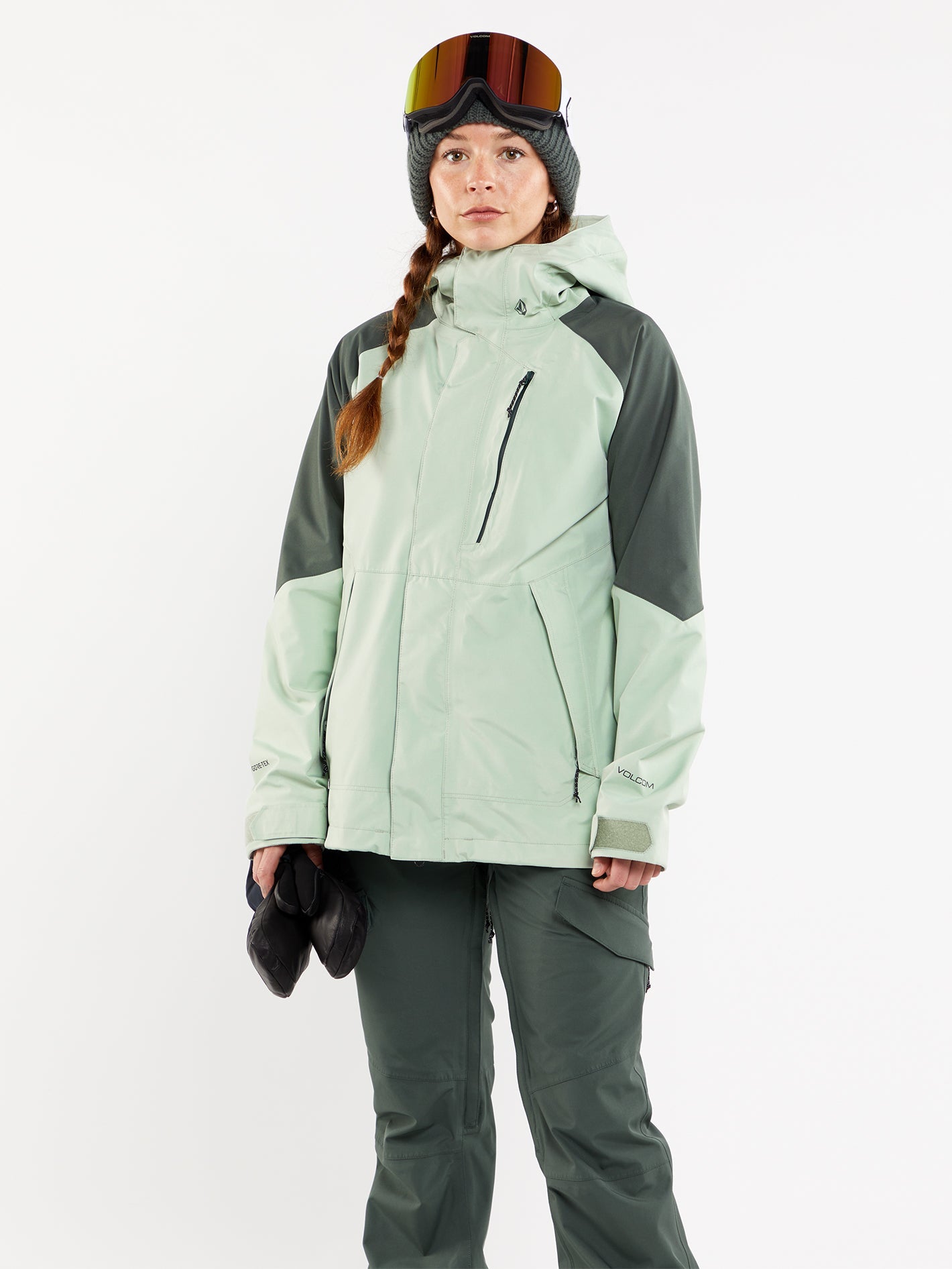 ボルコムARIS GORE-TEX JACKET - WASABI V.Co Aris Insulated Gore-Tex Jacket - SAGE FROST - Women