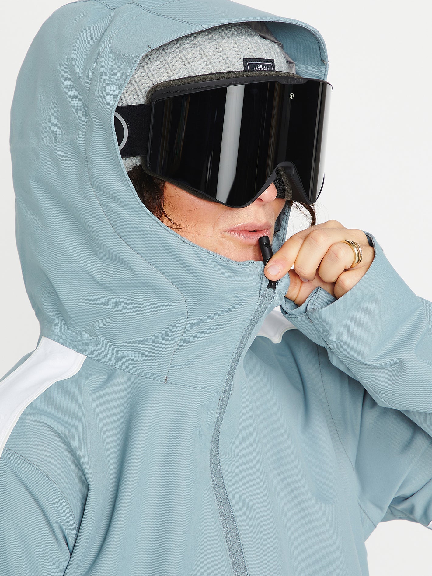 Mirror Pullover Jacket - Green Ash | Volcom United Kingdom