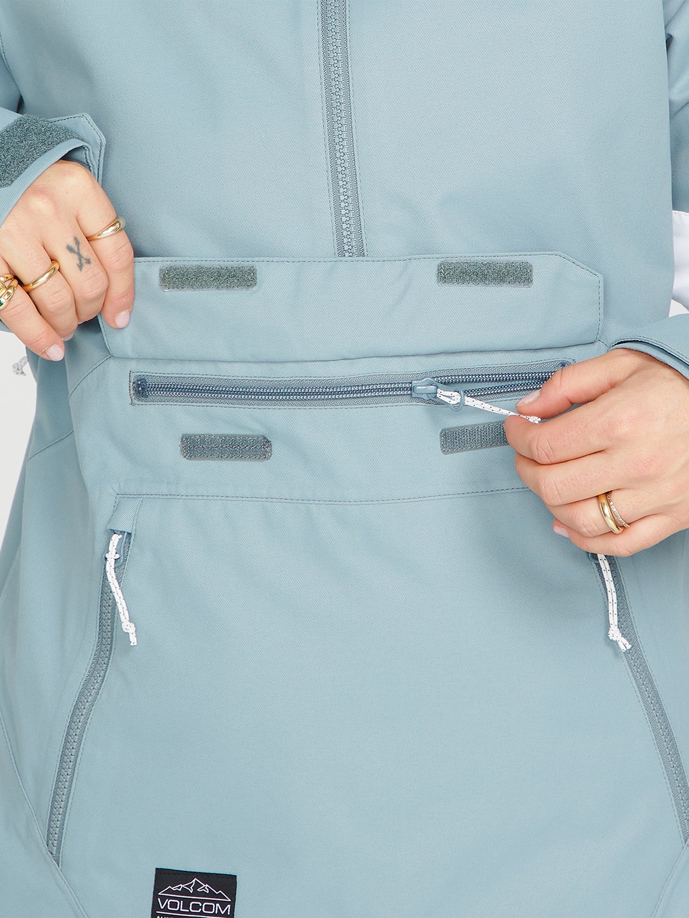 Mirror Pullover Jacket - Green Ash | Volcom United Kingdom