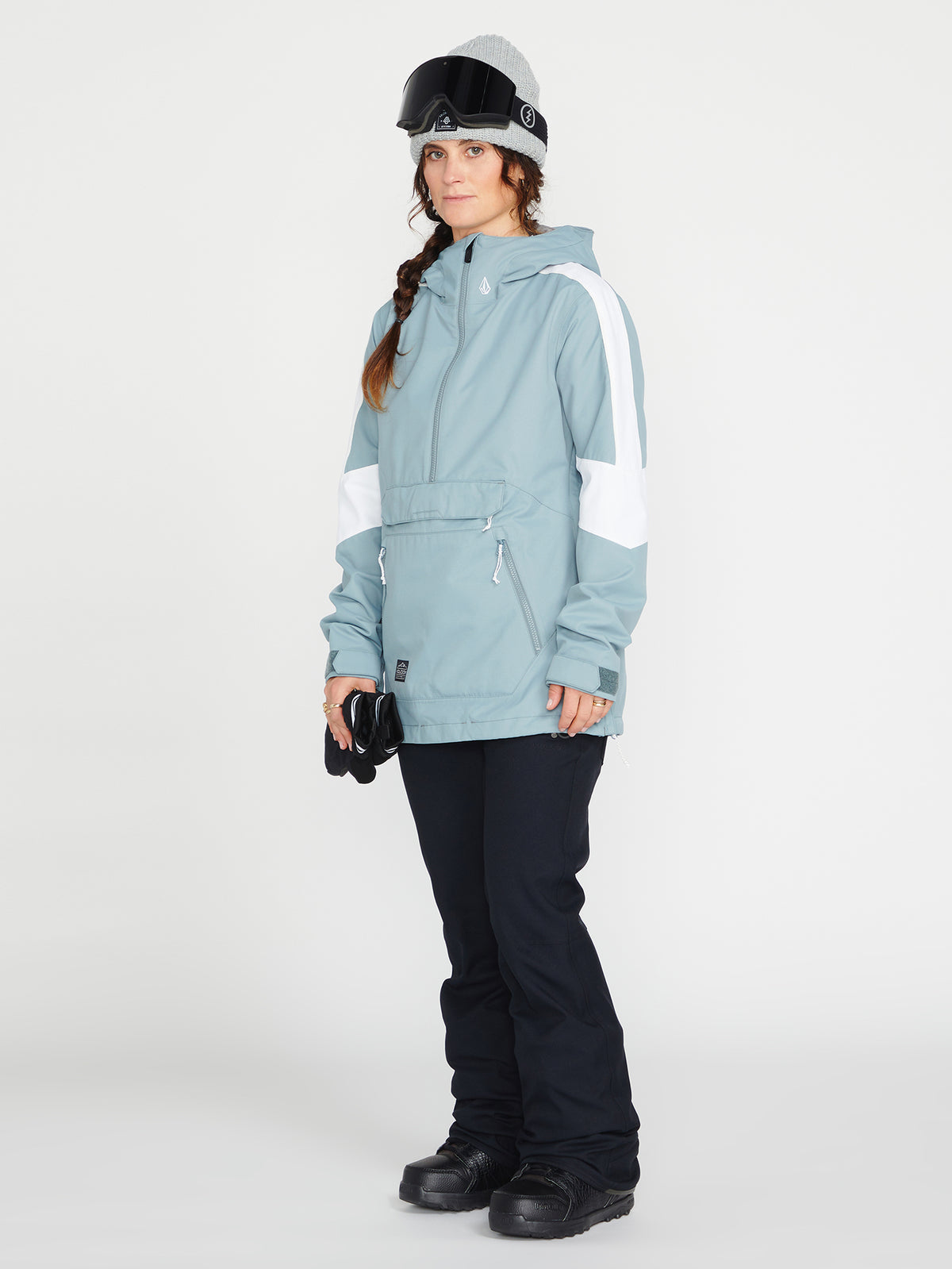 Mirror Pullover Jacket Ash