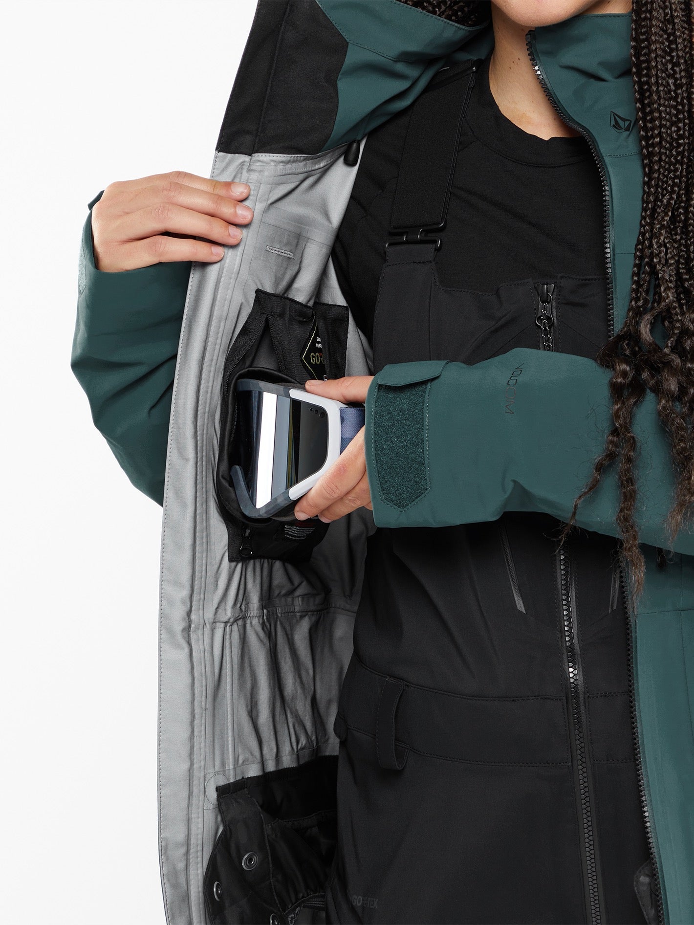 Vs 3L Stretch Gore-Tex Jacket - BALSAM - Women - Volcom UK