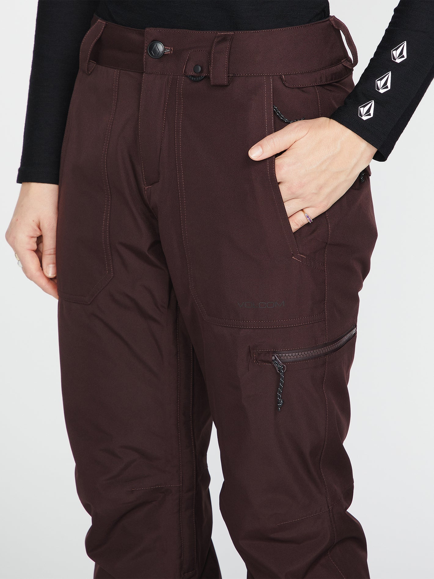 Knox Insulated Gore-Tex Trousers - Black Plum | Volcom United Kingdom