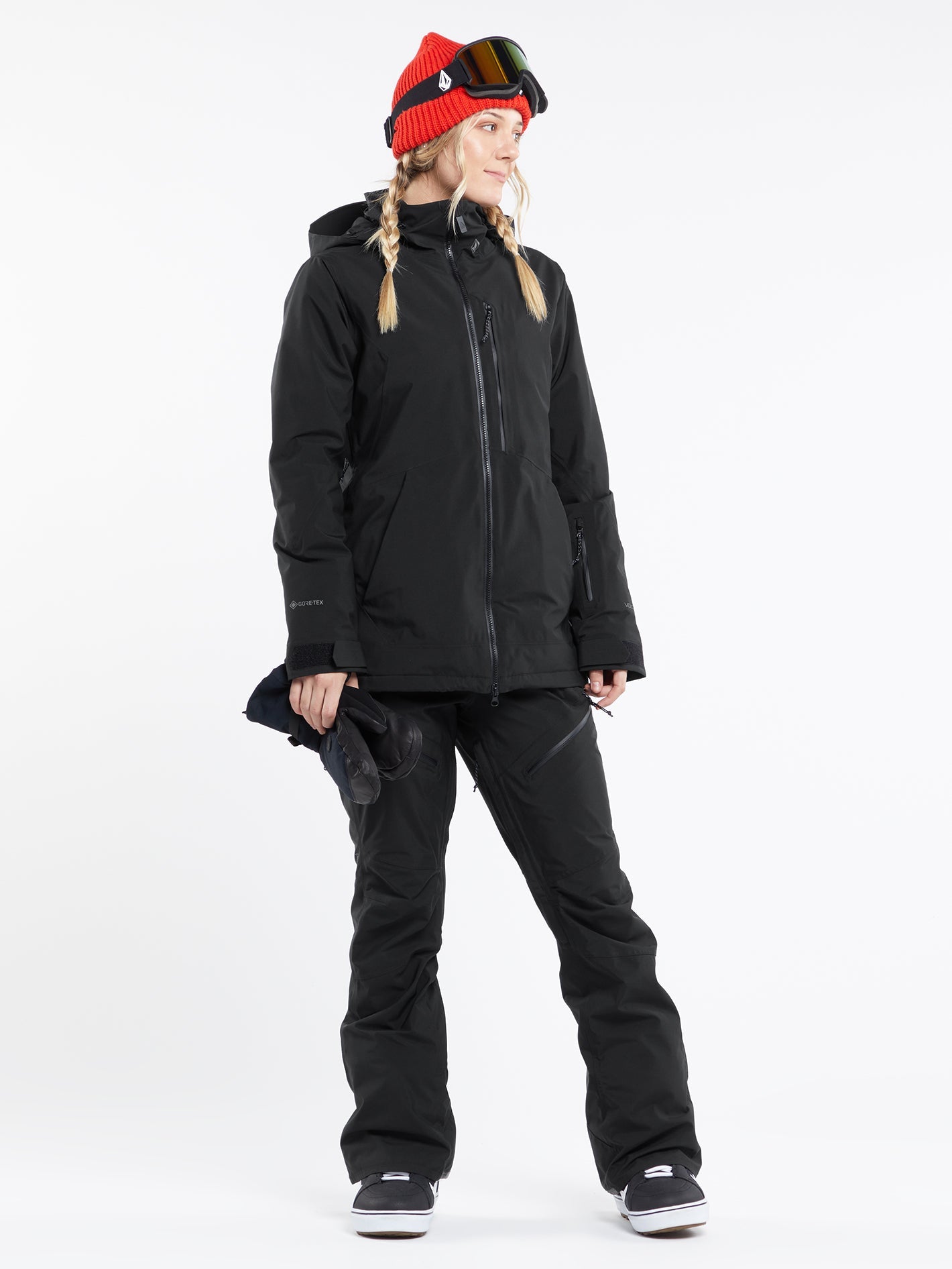 Elm Stretch Gore-Tex Bib Overall - BLACK - Women - Volcom UK