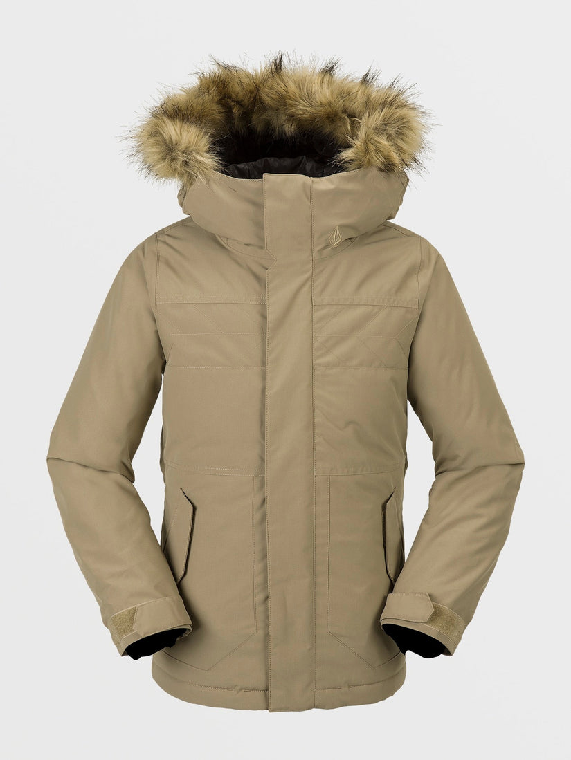 So Minty Insulated Jacket - DARK KHAKI - (KIDS) (N0452400_DKA) [F]