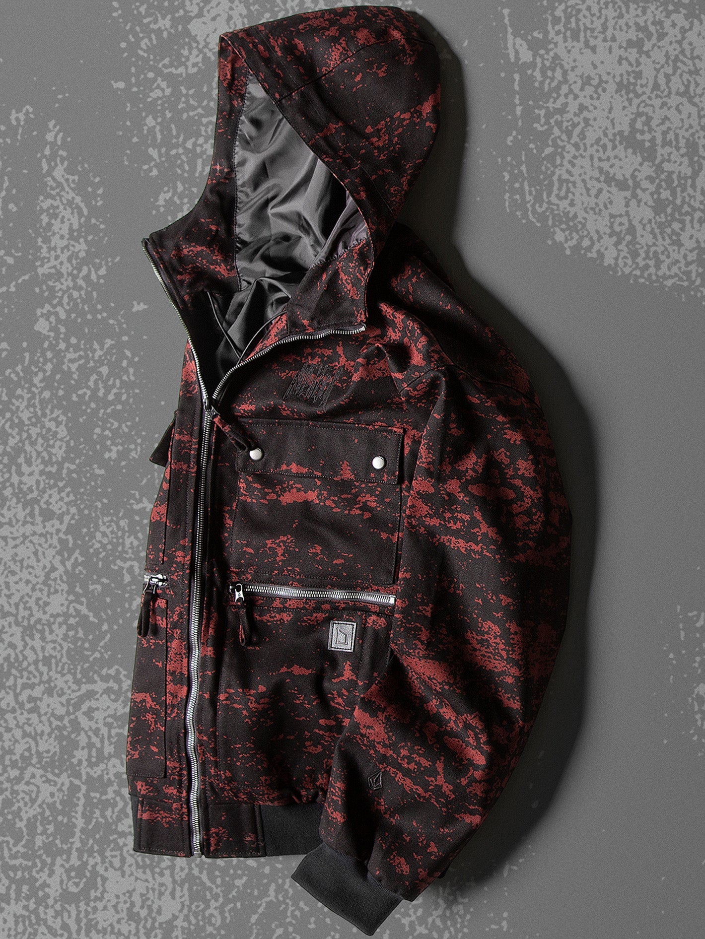 Dustbox Jacket - MAROON CAMO - Men - Volcom UK – Volcom United Kingdom