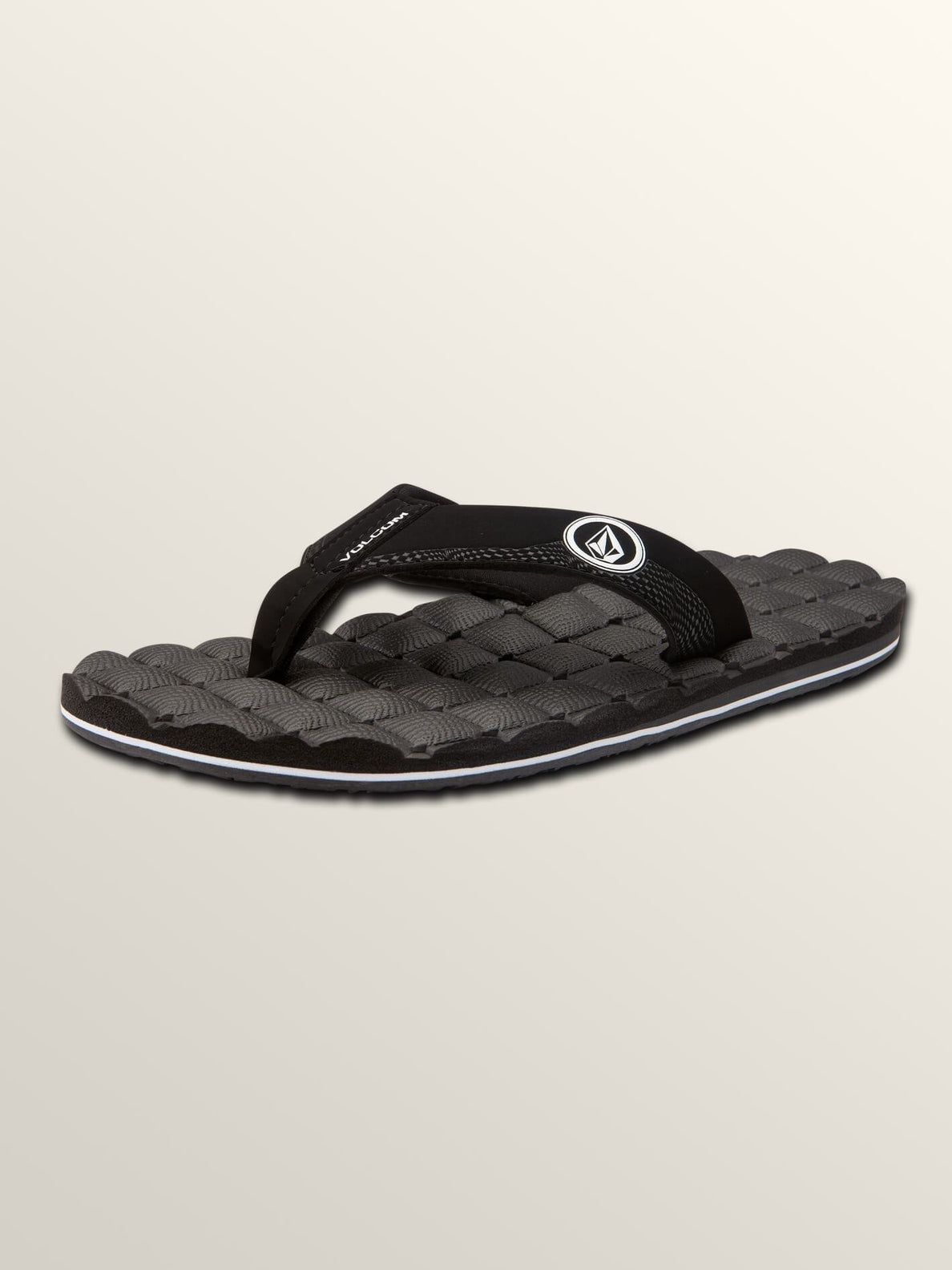 Recliner Sandals - BLACK WHITE