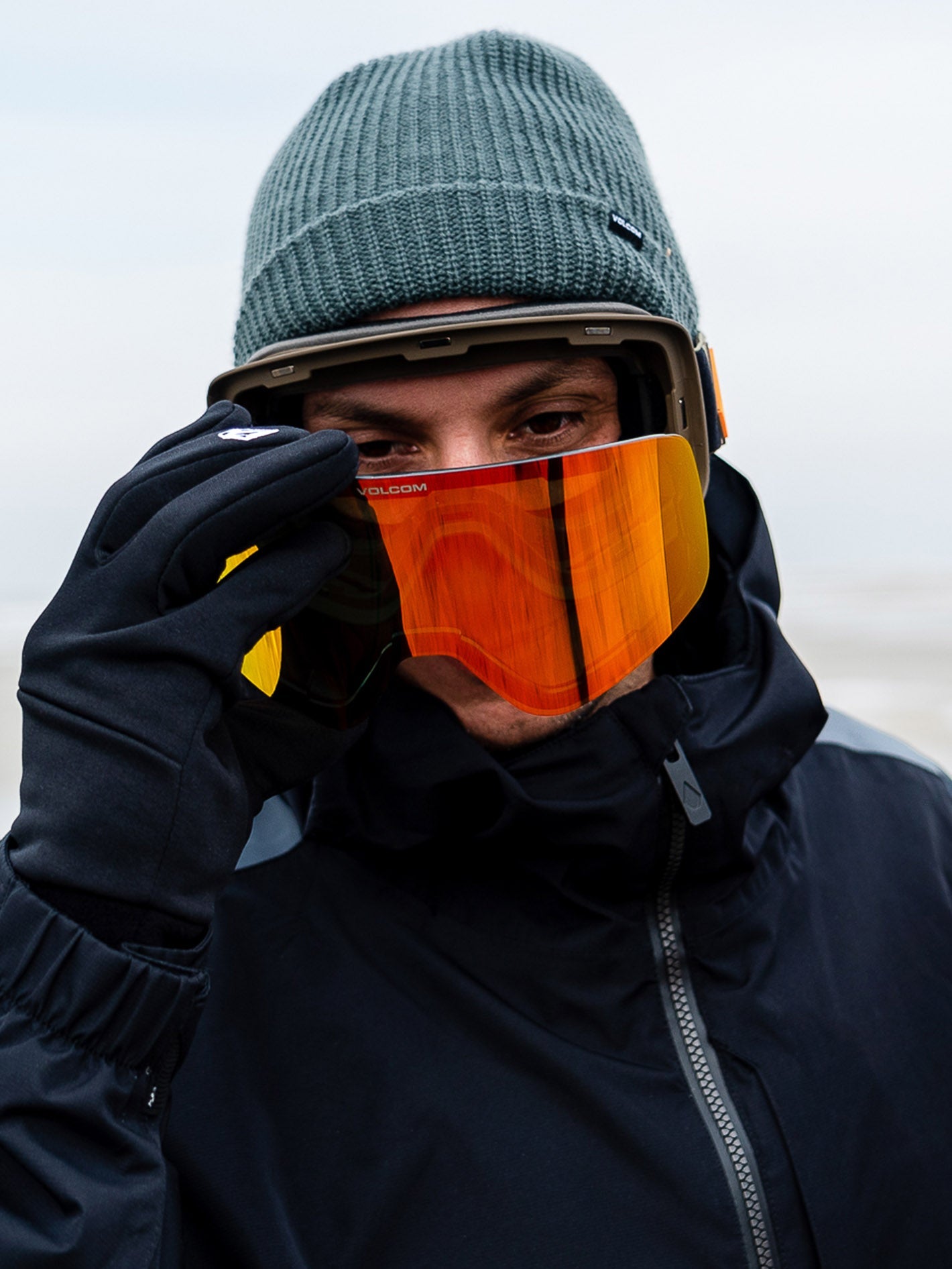 Odyssey Military/Gold Goggle (+ Bonus Lens - Yellow) - RED CHROME